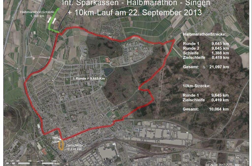 Halbmarathon in Singen