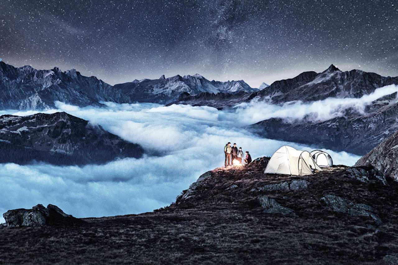 Alpines Campen – ©Silvretta Montafon_Daniel Zangerl