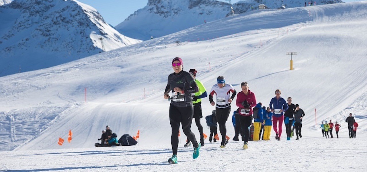 Attraktive Besetzung beim Swiss Snow Walk & Run in Arosa