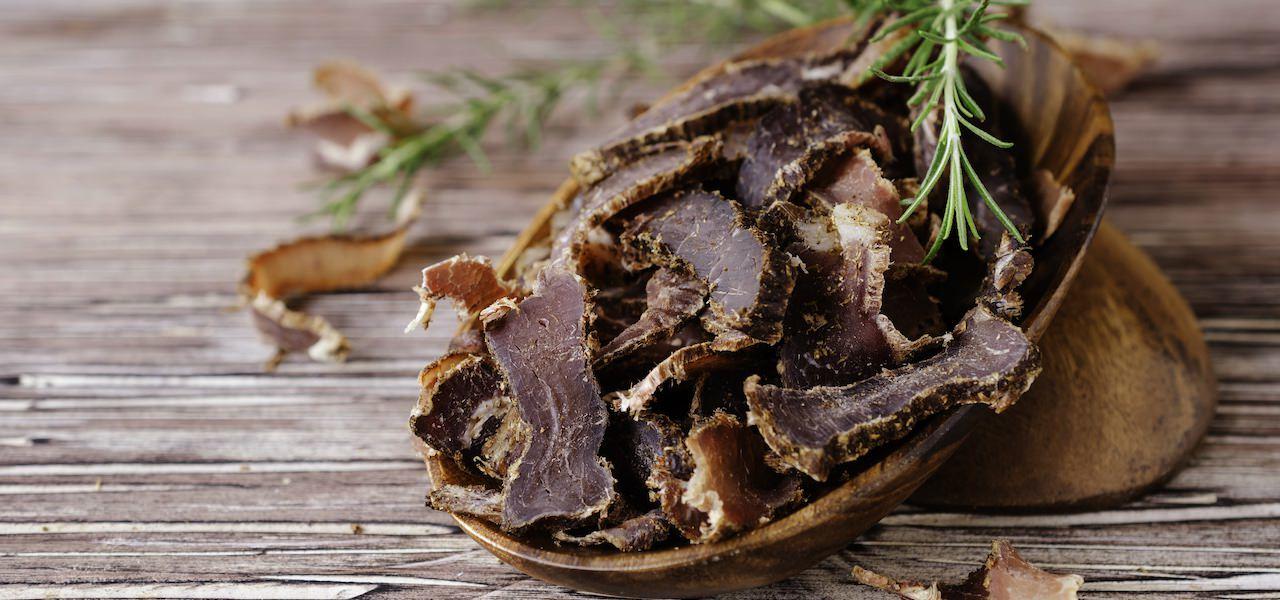 Biltong aus heimischem Wildfleisch